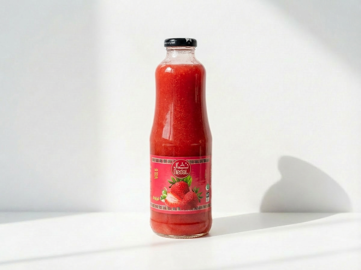 عصير نضال فراولة مقاس كبير